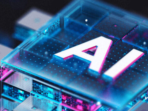 AI. Big data concept. 3D render